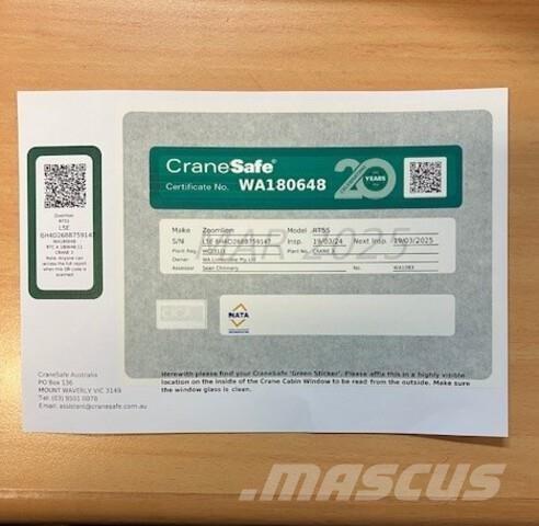 Zoomlion RT55 Autokrane