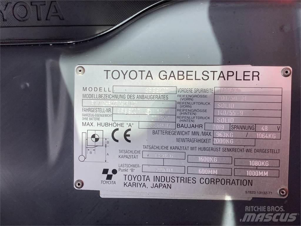 Toyota 8FBE20T Elektrostapler