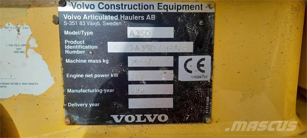 Volvo A35D Dumper - Knickgelenk