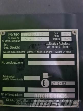 CLAAS JAGUAR 940 Feldhäcksler