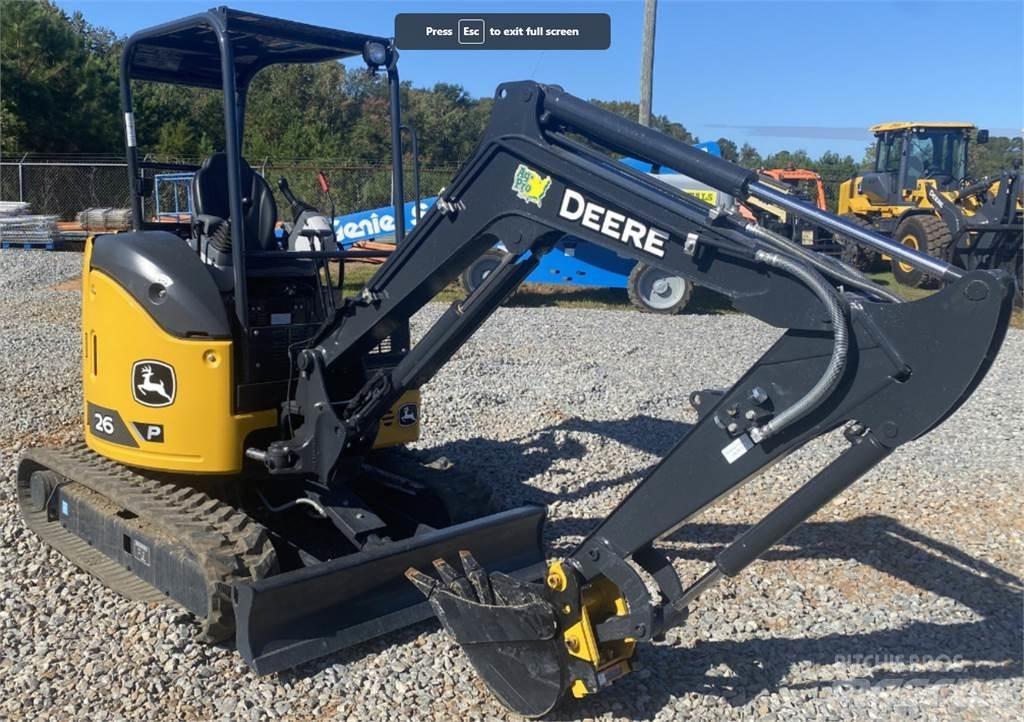 John Deere 26 P Minibagger < 7t
