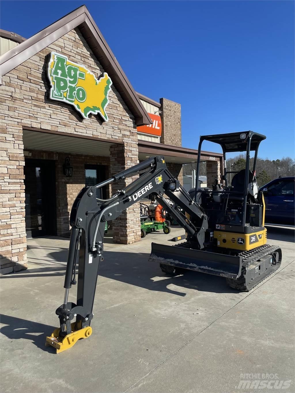 John Deere 26 P Minibagger < 7t