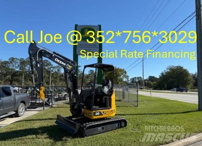 John Deere 26 P Minibagger < 7t