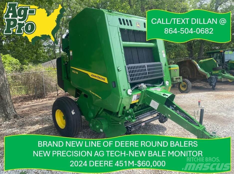 John Deere 451M Rundballenpressen