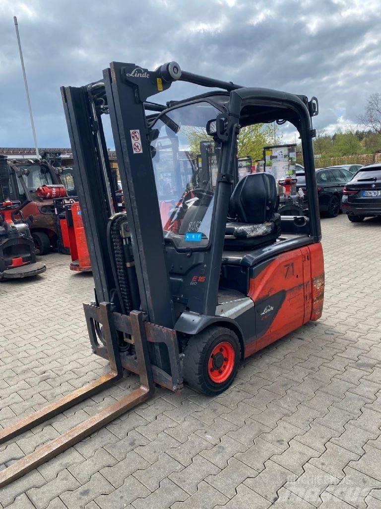 Linde E 16-02 Elektrostapler