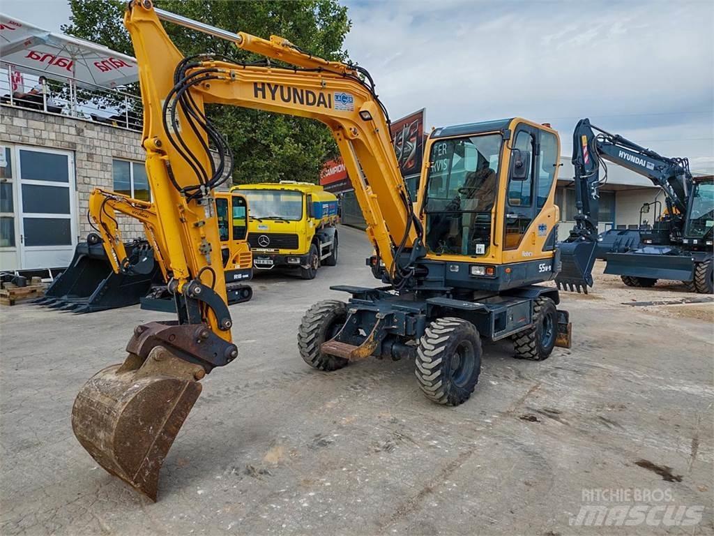 Hyundai R55W-9 Minibagger < 7t