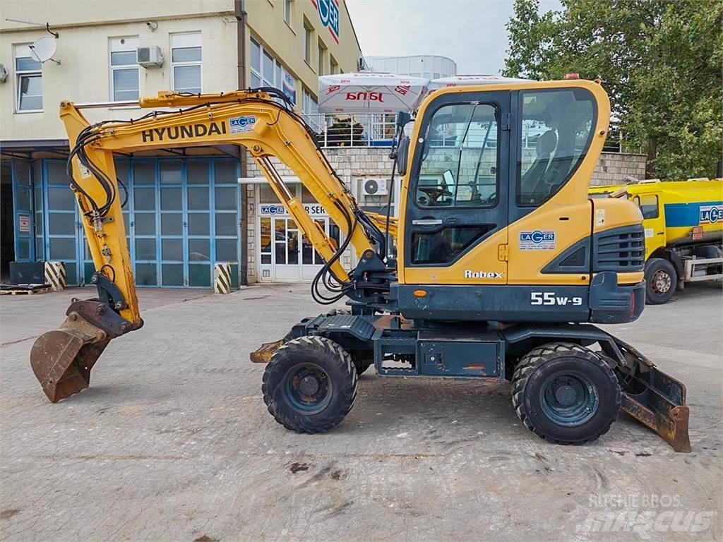 Hyundai R55W-9 Minibagger < 7t