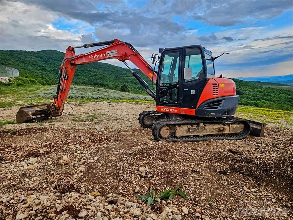 Kubota KX080-4 Minibagger < 7t