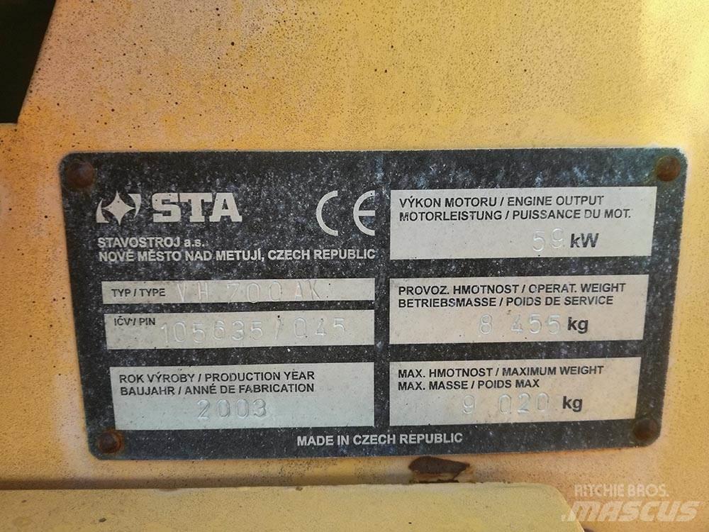 Stavostroj STA VH 700 AK Tandemwalzen
