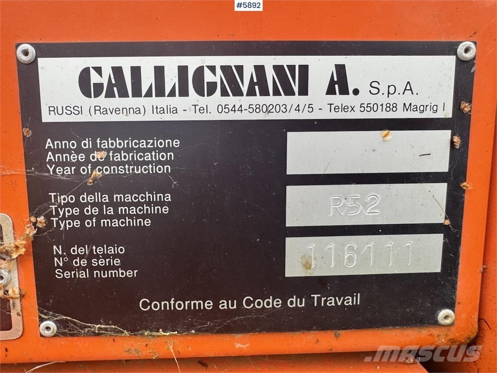 Gallignani R52 Sonstige Erntemaschinen