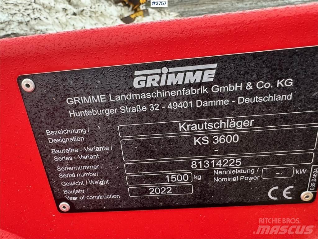Grimme KS3600 Andere Zubehörteile
