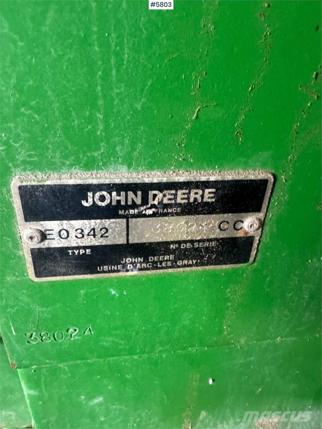 John Deere 342 Sonstige Erntemaschinen