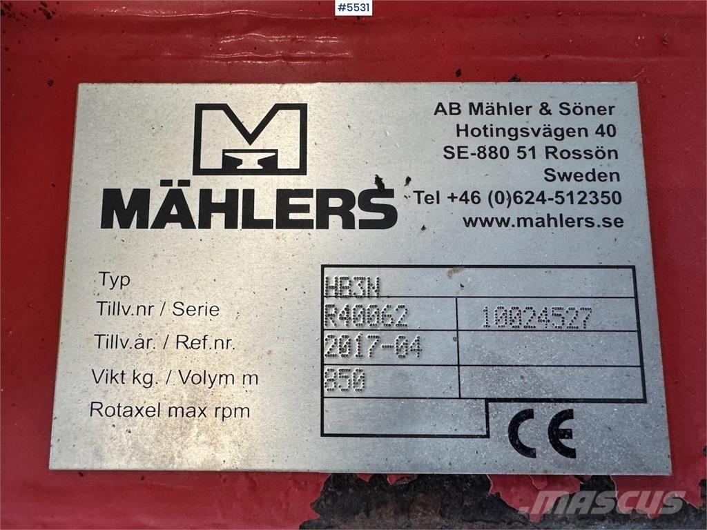 Mählers HR3N Schneeschilde und -pflüge
