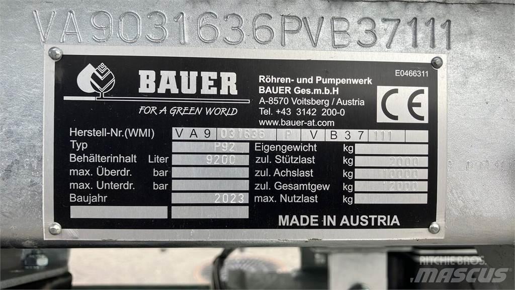 Bauer P 92 Gülletankwagen