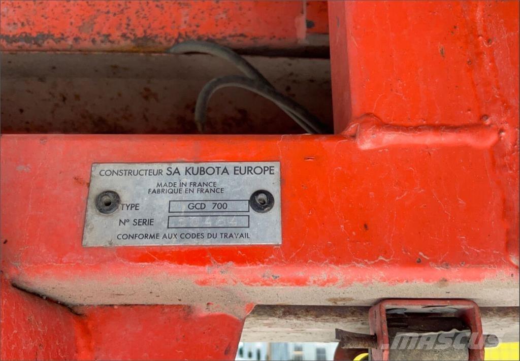 Kubota GCD 700 Sonstige Kommunalmaschinen