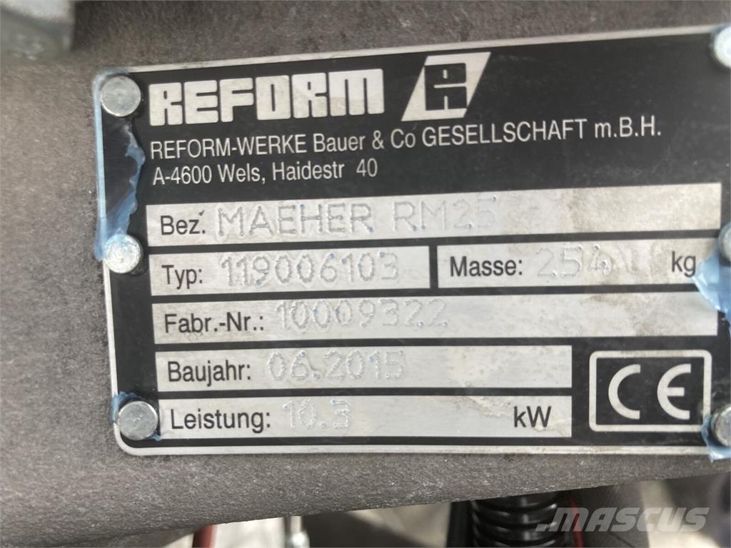 Reform RM 25 Hydro Reitermäher