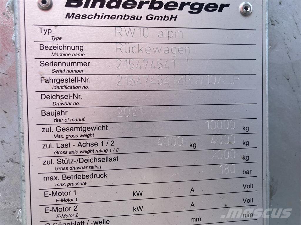  RW 10 Alpin Sonstige Forstmaschinen