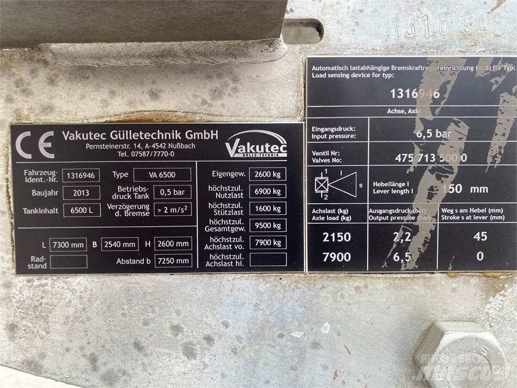  Vakutec VA 6500 Gülletankwagen