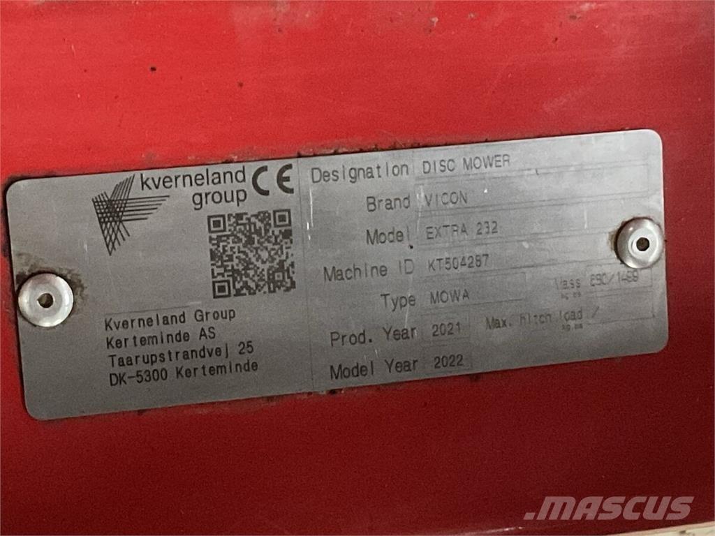 Vicon Extra 232 Mäher
