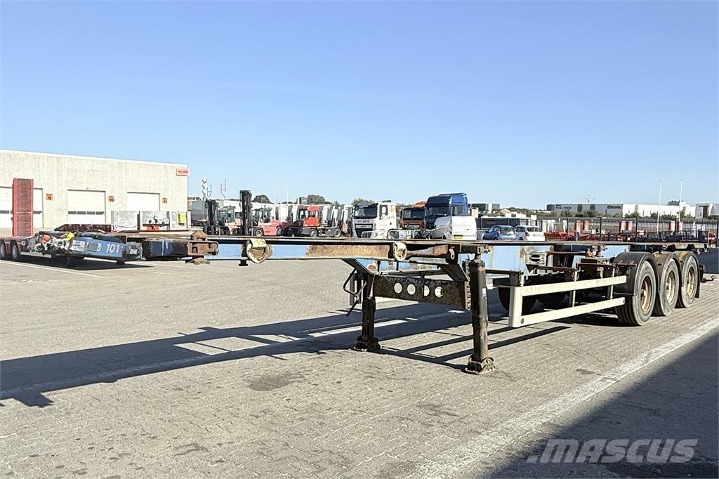 Leci Containerchassis Containerauflieger