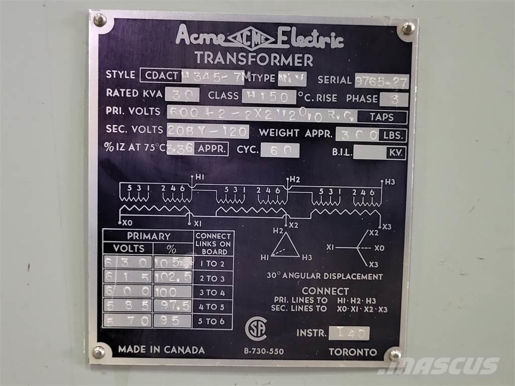  ACME ELECTRIC H345-7M Sonstige Baumaschinen