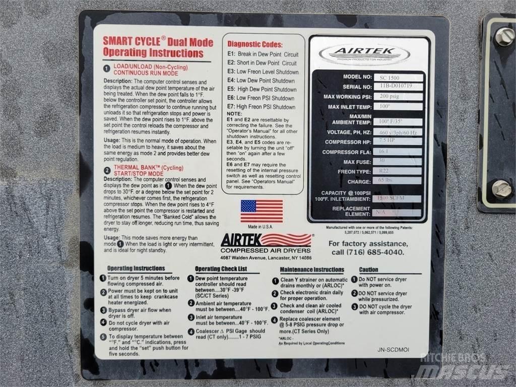  AIRTEK SC 1500 Drucklufttrockner