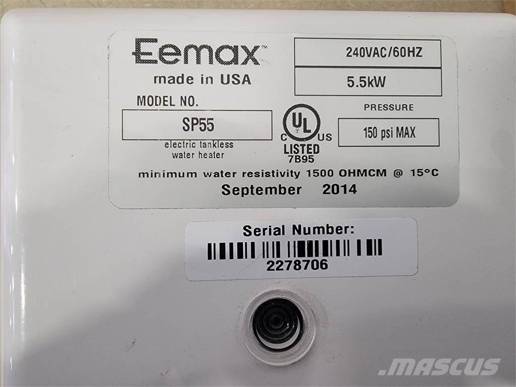  EEMAX SP55 Kühl- und Heizsysteme