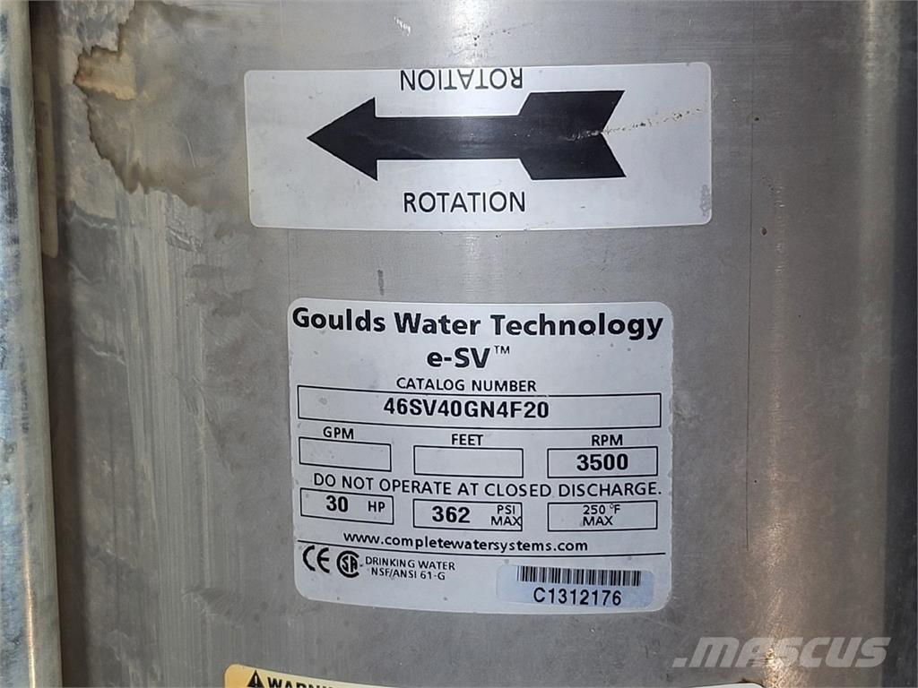  GOULDS 46SV40GN4F20 Wasserpumpen