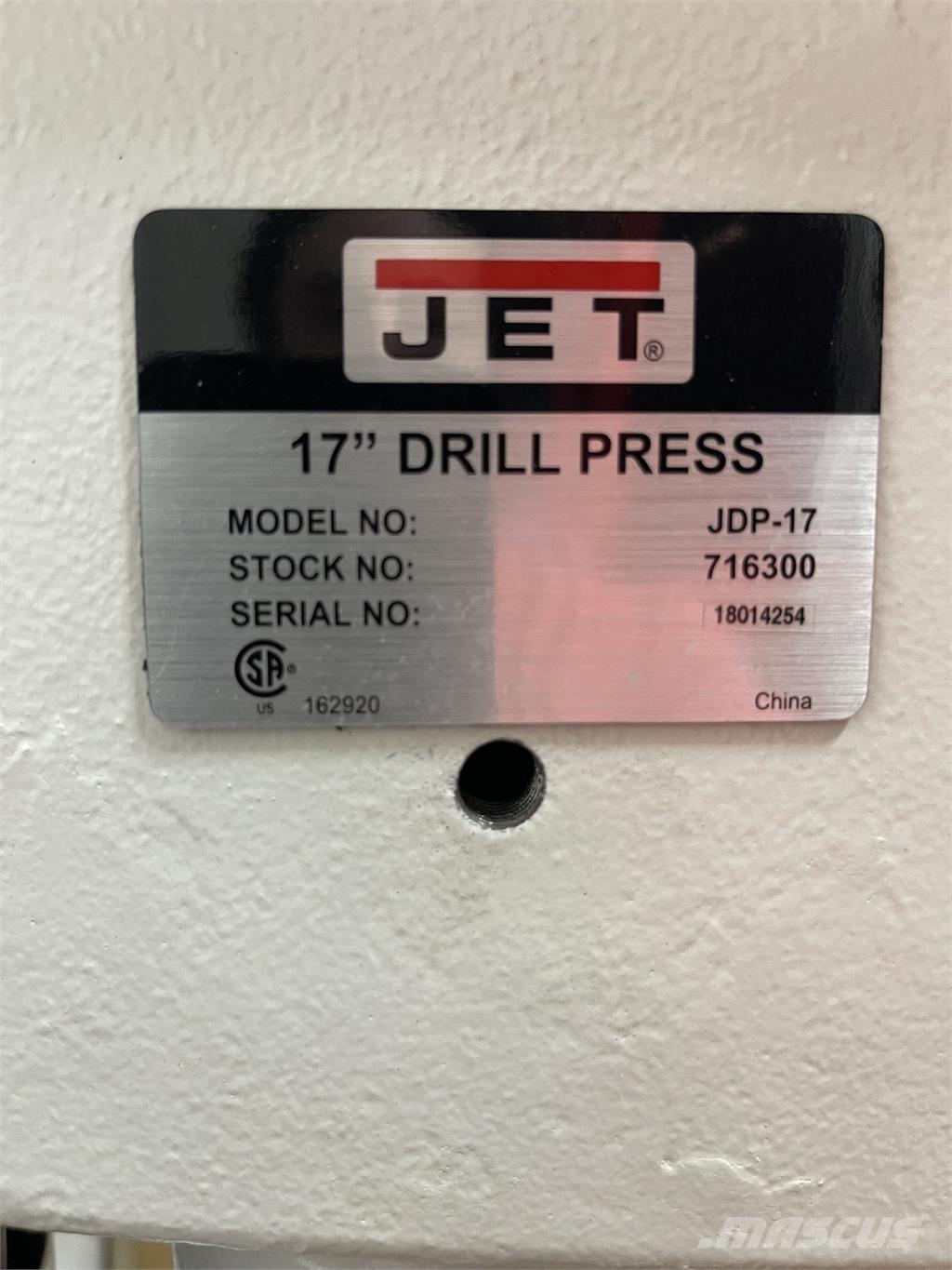 Jet JDP17 Andere Zubehörteile