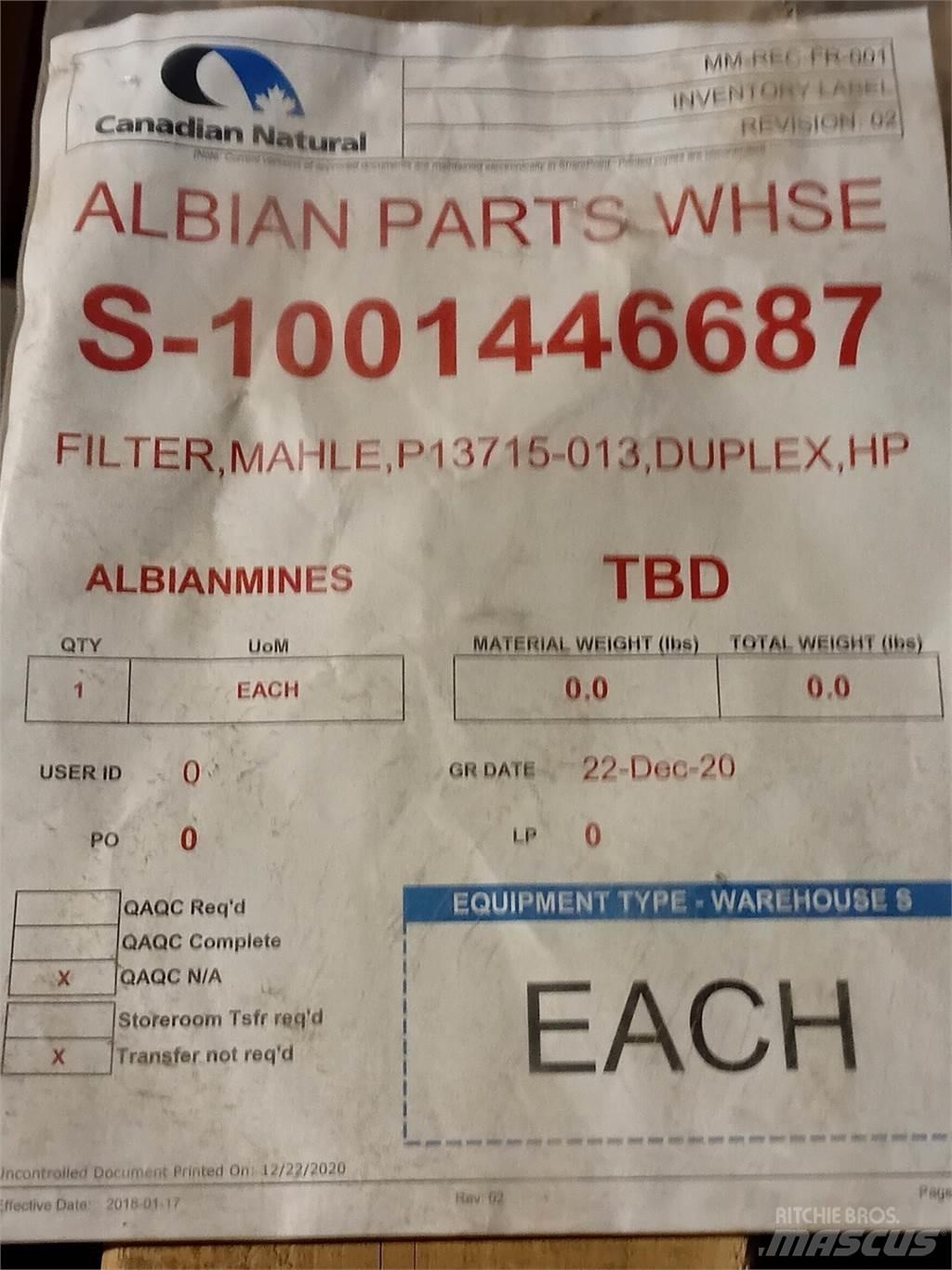  MAHLE Pi 3715-013 Sonstige Baumaschinen