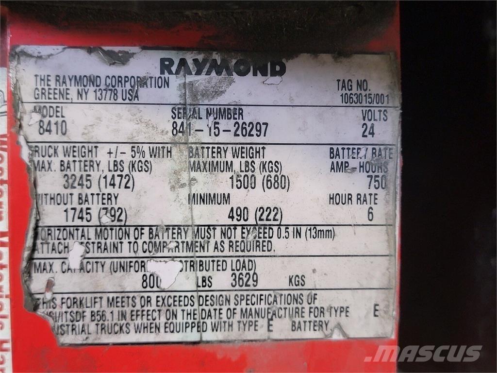 Raymond 8410 Sonstige Baumaschinen