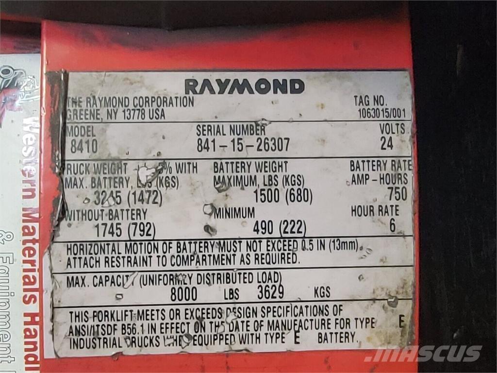 Raymond 8410 Sonstige Baumaschinen