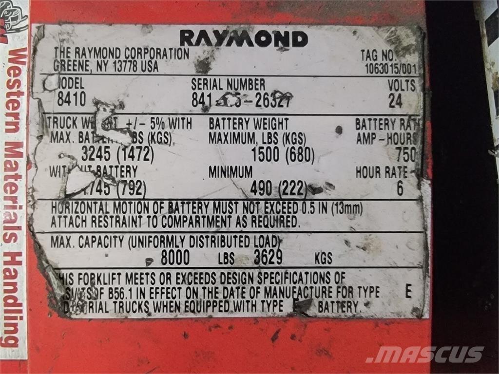 Raymond 8410 Sonstige Baumaschinen
