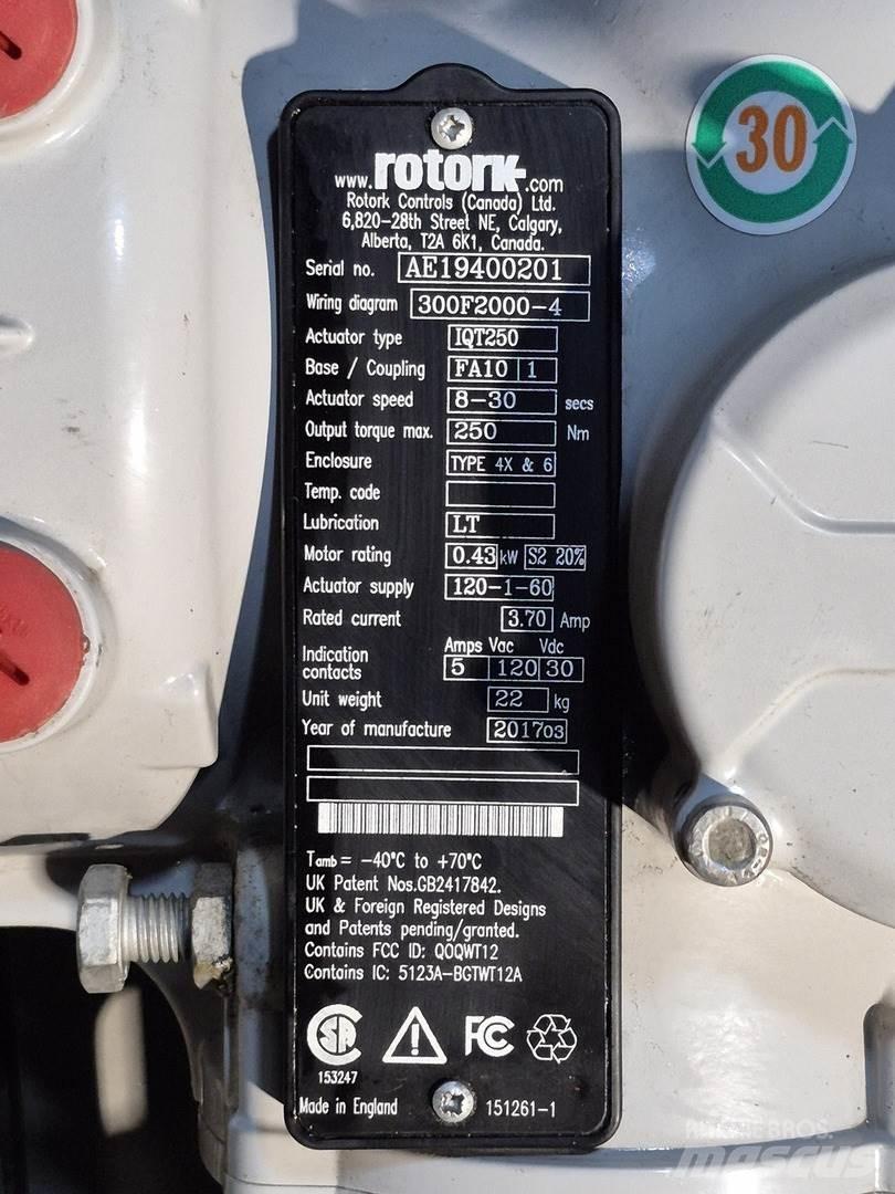  ROTORK IQT250 Sonstige Baumaschinen