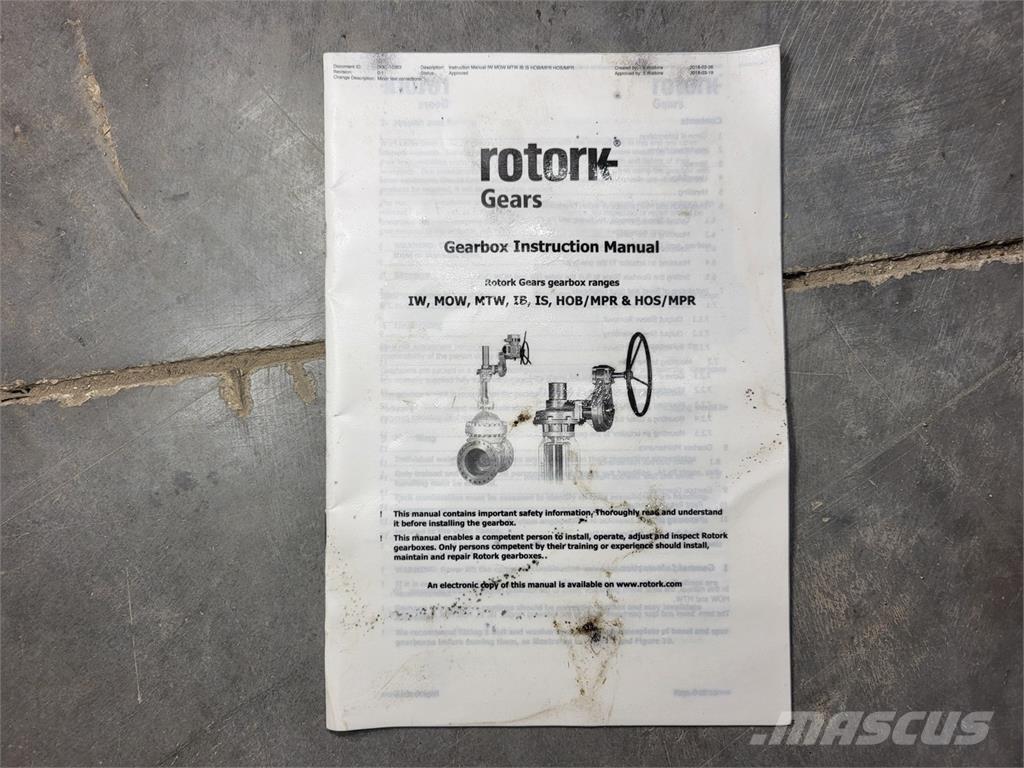  ROTORK IW9-IR2 Sonstige Baumaschinen