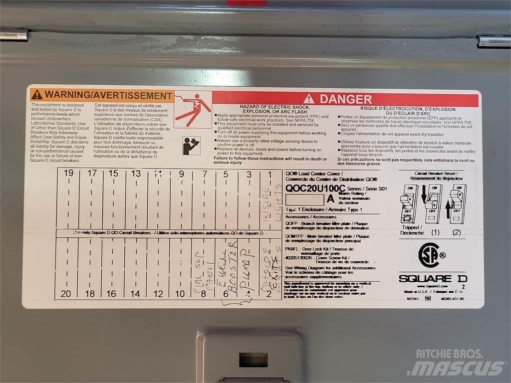  SQUARE D QOC20U100C Sonstige Baumaschinen