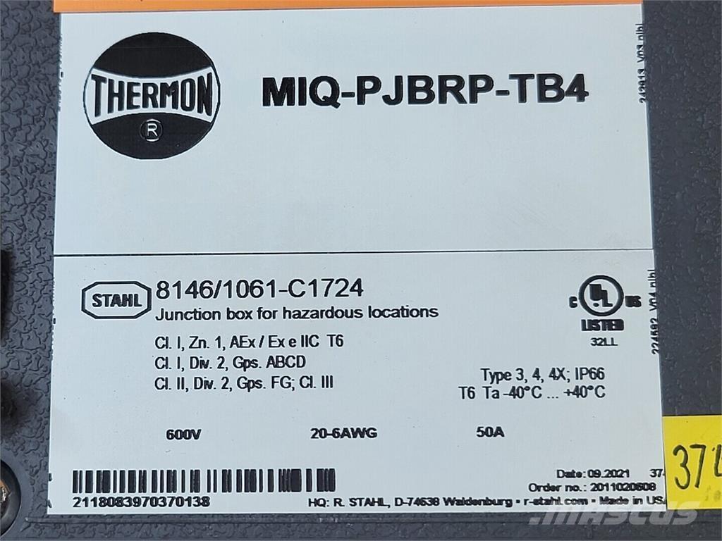  THERMON MIQ-PJBRP-TB4 Sonstige Baumaschinen