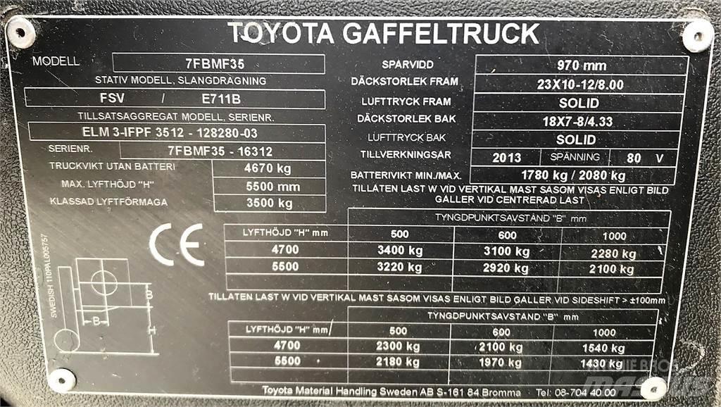 Toyota 7BMF35 Andere Gabelstapler