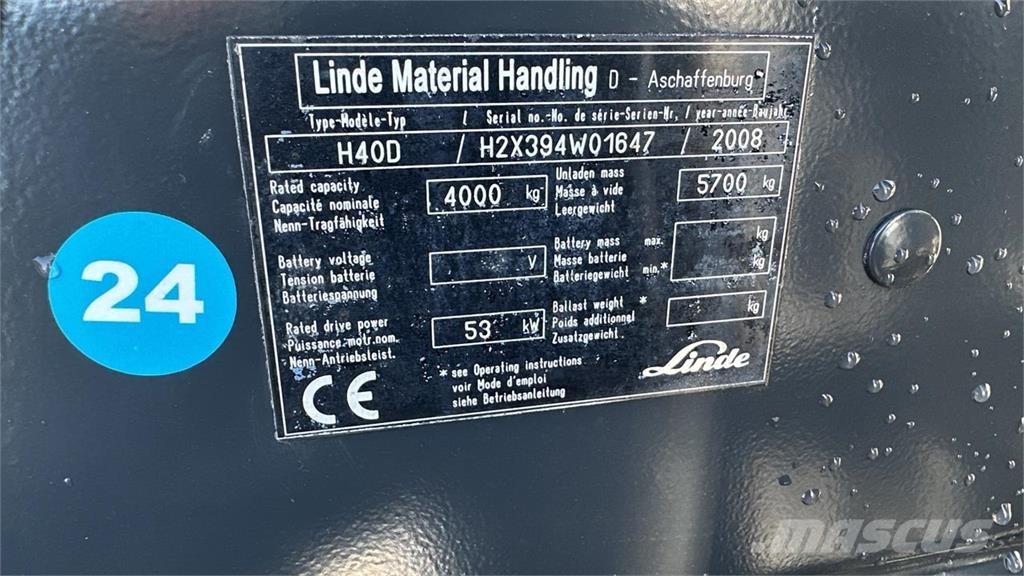 Linde H40D Dieselstapler