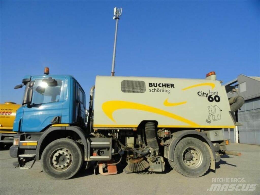 Scania P 230 Bucher Kehrmaschine