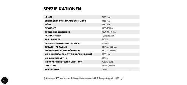 Avant Tecno 423 Radlader