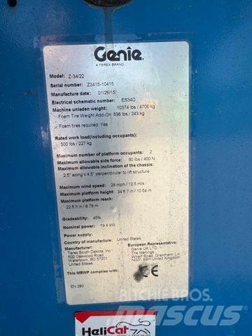 Genie Z-34/22 Gelenkteleskoparbeitsbühnen