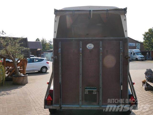  Holz Poly 2 Pferde Viehtransportanhänger