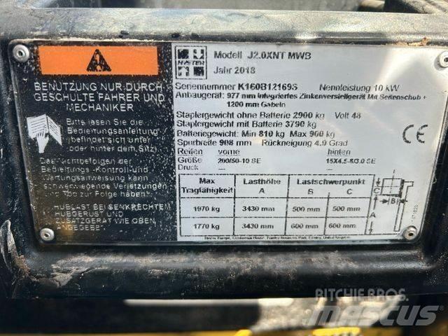 Hyster J2.0XNT MWB Elektrostapler