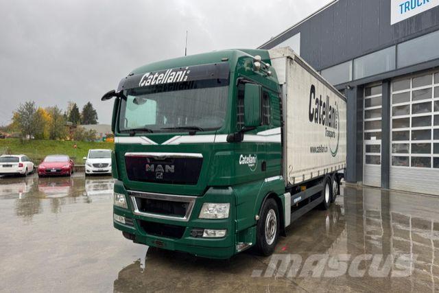 MAN TGX 26.480 6x2 Pritsche & Plane