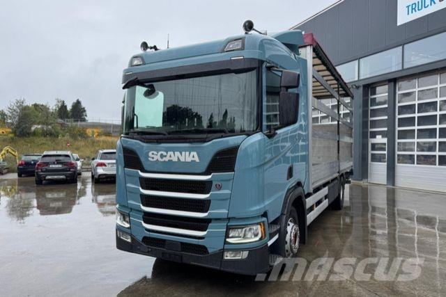 Scania R410 4x2 Pritsche & Plane