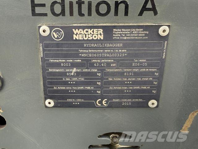 Wacker 8003 Minibagger < 7t