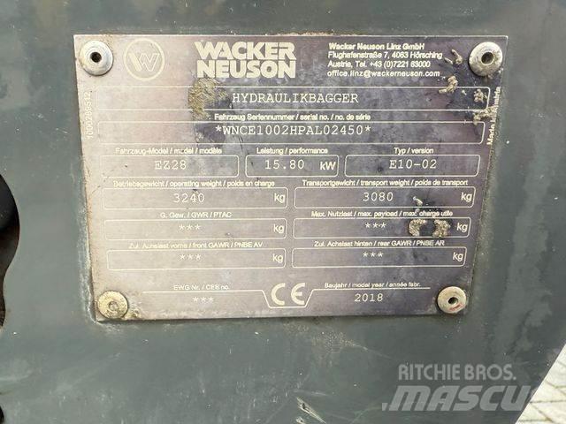 Wacker EZ 28 VDS Minibagger < 7t