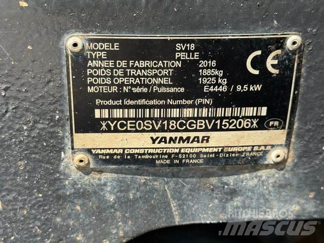 Yanmar SV 18 Minibagger < 7t