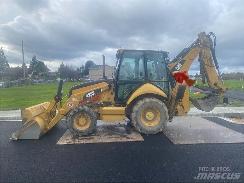 CAT 420E Baggerlader